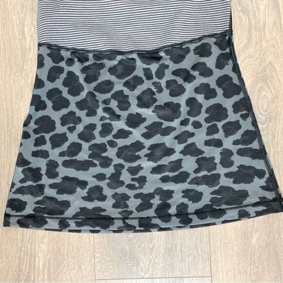 Lululemon Meshed Up Tank Top Mini Pop Stripe Heathered Slate Black  Size 4 - Picture 8 of 13